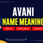 avani name meaning