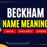 beckham name meaning