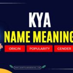 kya name meaning