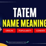 tatem name meaning