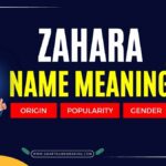 zahara name meaning
