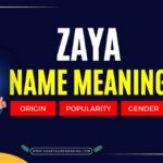 zaya name meaning