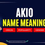 Akio Name Meaning