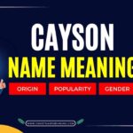 Cayson Name Meaning