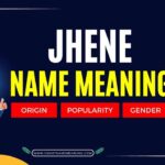 Jhene Name Meaning