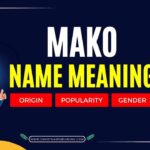 Mako Name Meaning